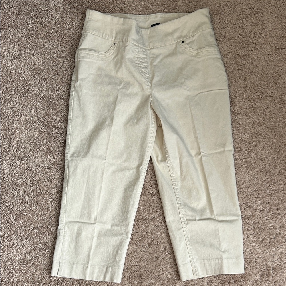 Westbound Petites tan capris, size 10 petite